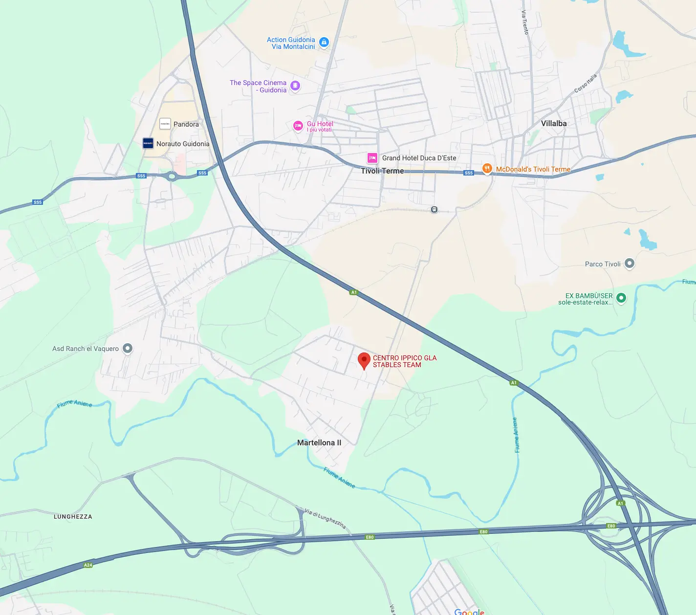 Posizione di GLA Stables Equitazione